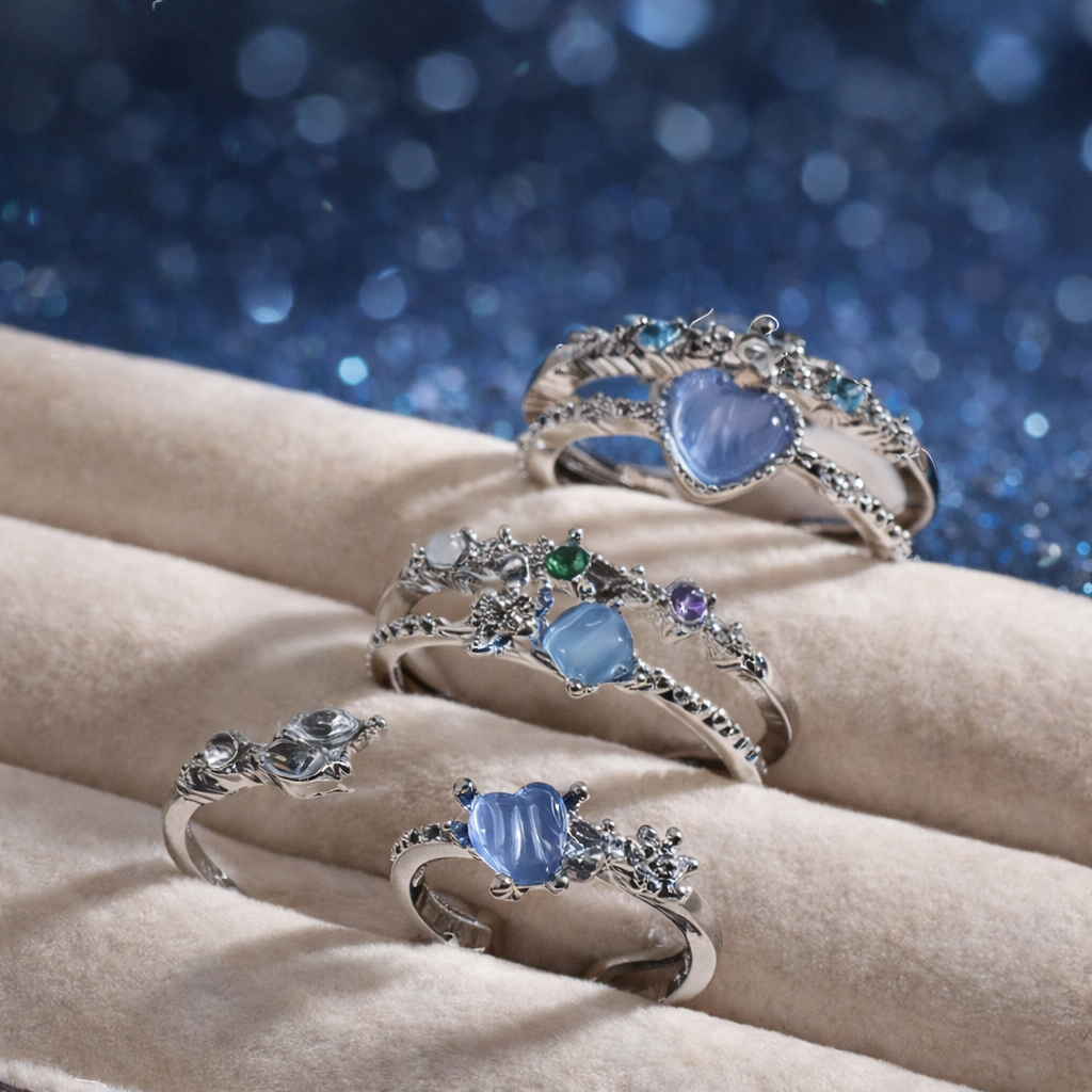 Zarévia 3'lü Victoria Mavisi - Ayarlanabilir Ölçü”